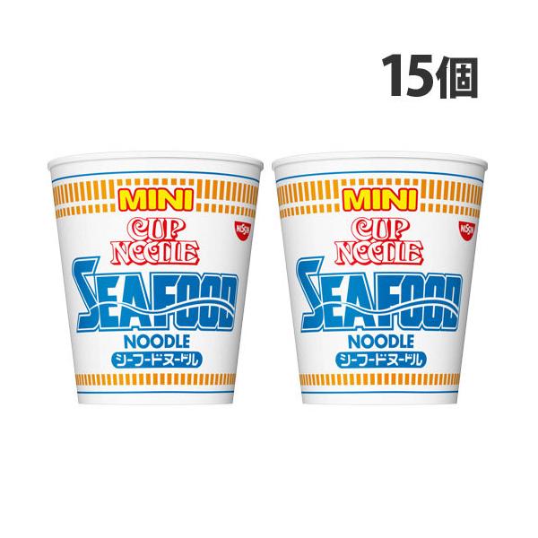 他サイト： 日清食品 カップヌードル シーフード ミニ 38g×15個 インスタントラーメン カップラーメン ラーメン カップ麺の商品画像