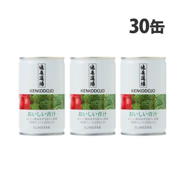 サンスター　健康道場　青汁　緑黄色野菜　60缶 サンスター 健康道場 おいしい青汁 160g×30缶 健康志向 野菜ジュース