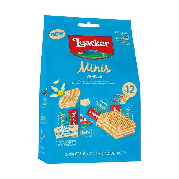 天然バニラでほっとするひととき購入単位：1個配送種別：在庫品Yahoo 通販 8000380213856 SH6442 ロアカー ウエハース ミニーズ バニラ 10g×12P loacker minis 食品 しょくひん 輸入食品 ゆにゅう...