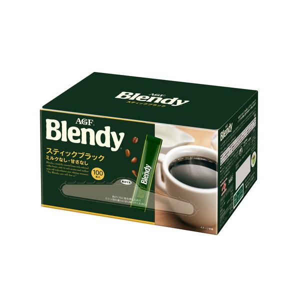 他サイト： スティックコーヒー ブレンディ スティックブラック 100本入 インスタント 味の素AGFの商品画像