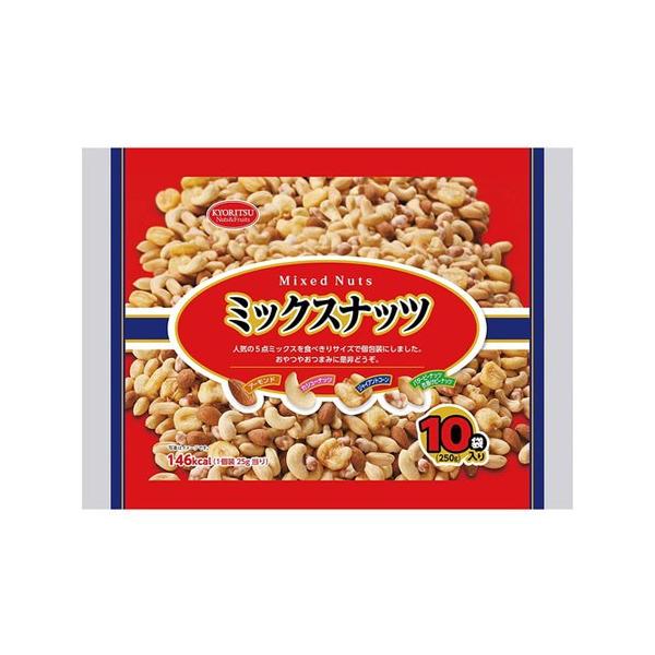 他サイト： 共立食品 ミックスナッツ 250g(25g×10P)の商品画像