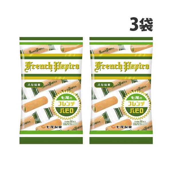 ひとくち食べると八女抹茶の苦味が口いっぱいに広がります。購入単位：1セット(3袋)配送種別：在庫品Yahoo 通販 4902156072145 SH8978 sh8978 七尾製菓 フレンチ抹茶パピロ ななおせいか 七尾せいか ななお製菓 ...