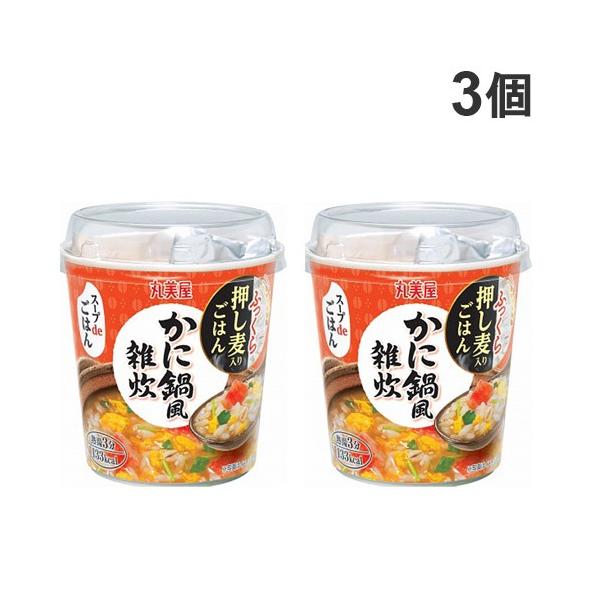 他サイト： 丸美屋 スープdeごはん かに鍋風雑炊 69g×3個の商品画像