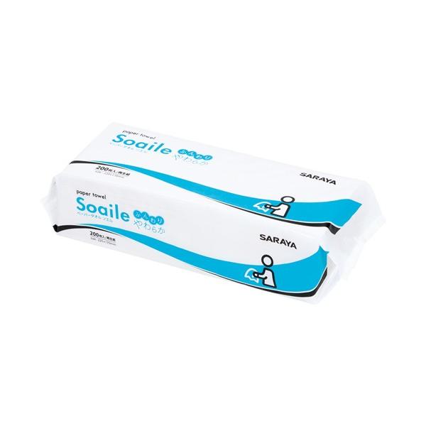 購入単位：1パック4987696518476 SK6406 sk6406 サラヤ SARAYA さらや ペーパータオル ソエル そえる Soaile SOAILE soaile ぺーぱーたおる タオルペーパー たおるぺーぱー 紙タオル 使い...