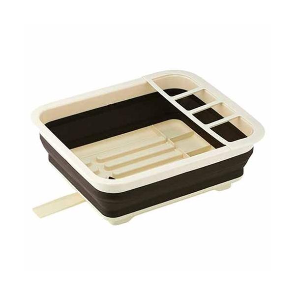 折りたたんでコンパクトに収納出来る水切りラック。購入単位：1個配送種別：在庫品Yahoo 通販 4972940554508 SK6922 カクセー 折りたたみ式水切りラック ノズル付き 水切りラック 水切り ラック 折りたたみ 折り畳み 折...