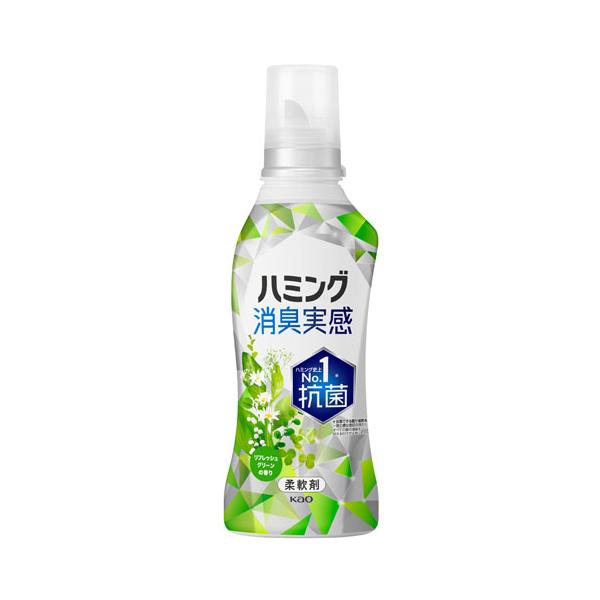 他サイト： 花王 ハミング 消臭実感 リフレッシュグリーンの香り 本体 510ml 消耗品 洗濯 洗濯用品 柔軟剤 液体柔軟剤 衣類用柔軟剤の商品画像