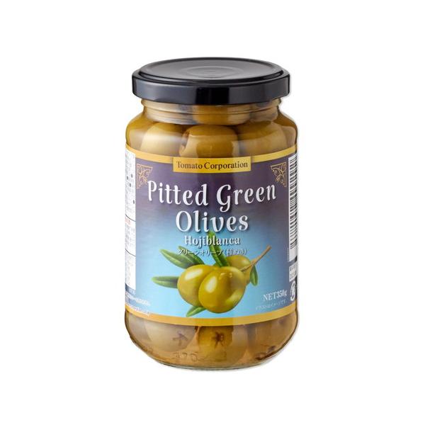 種なしだから使いやすい！様々な料理のトッピングに！購入単位：1個配送種別：在庫品Yahoo 通販 4582152499292 SY1144 トマトコーポレーション グリーンオリーブ 種なし 瓶 スペイン産 350g 食品 しょくひん 調味料...