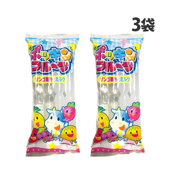 ポッキンアイス リンゴ果汁とミルク 8本入 3袋 マルゴ食品 ポッキン