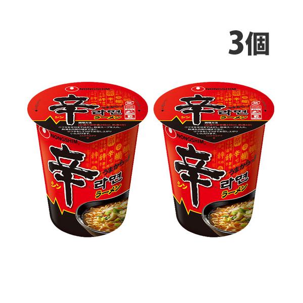 農心ジャパン 辛ラーメン カップ 68g×3個 インスタント カップ麺
