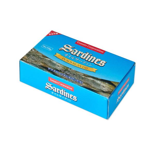 オイルサーディン 箱入 125g インドネシア産 トマトコーポレーション