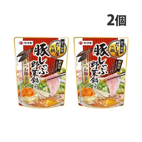 枕崎産鰹節から取った濃厚な鰹だしに、えびのうま味を加え、程よい塩味に仕上げました。購入単位：1セット(2個)配送種別：在庫品Yahoo 通販 4903065211878 SY3474 食品 しょくひん ヤマキ やまき ヤマキの鍋つゆ ヤマキ...