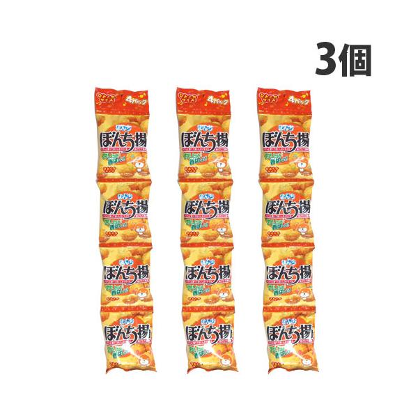 ぼんち ぼんち揚げ 4連×3個 米菓 揚げせん 醤油味 小分け シェア 食べ