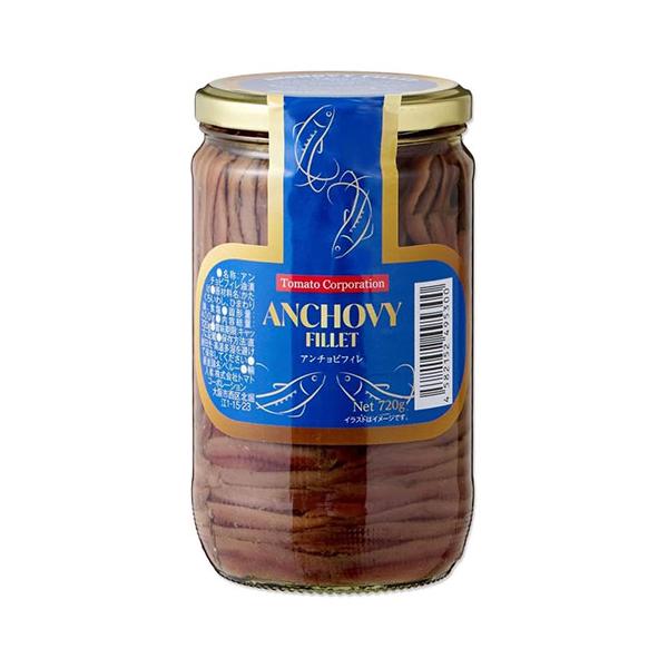 炒め物やパスタソースなどに使える、程よく塩気がきいたアンチョビフィレ。購入単位：1個配送種別：在庫品Yahoo 通販 4582152495300 SY4758 トマトコーポレーション アンチョビ フィレ ペルー産 瓶 720g IP-9 食...