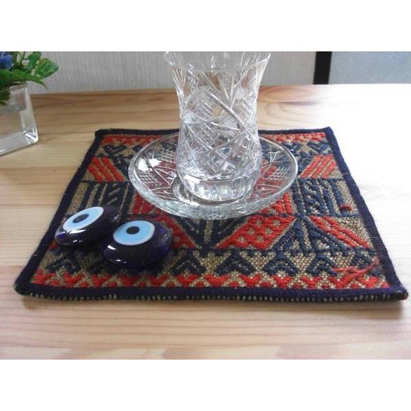 手織り ミニサイズ キリム 花瓶敷き テーブルマット トルコ 雑貨 トルコお土産 B Kilim Fine 通販 Yahoo ショッピング