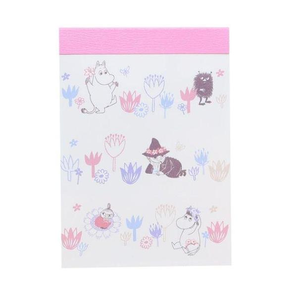 花と植物柄がかわいい、ムーミンのミニメモパッドです。メモの絵柄は2種類で、80枚入ってます。販売元　株式会社カミオジャパンキャラクター　ムーミン（Moomin）サイズ　約63×88mm生産国　日本