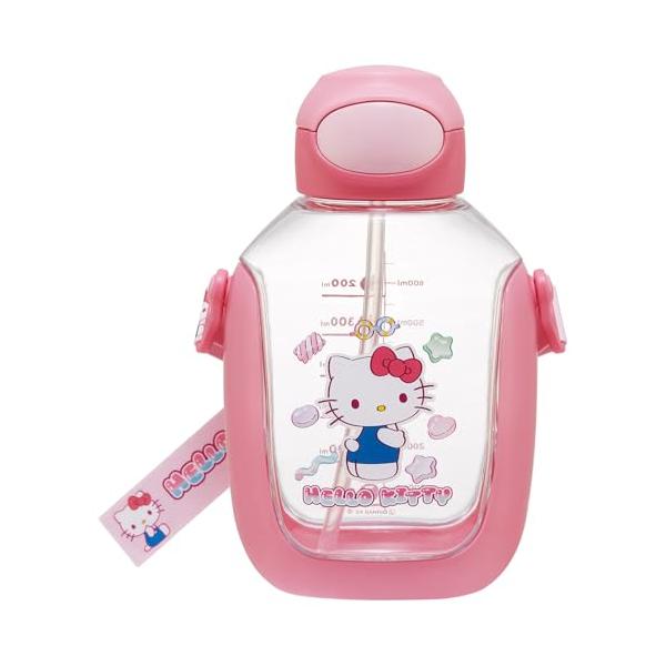 他サイト： スケーター(Skater) ワンプッシュ ストロー ボトル 水筒 ショルダーベルト付 780ml サンリオ ハローキティ マシュグミ PDSH8の商品画像