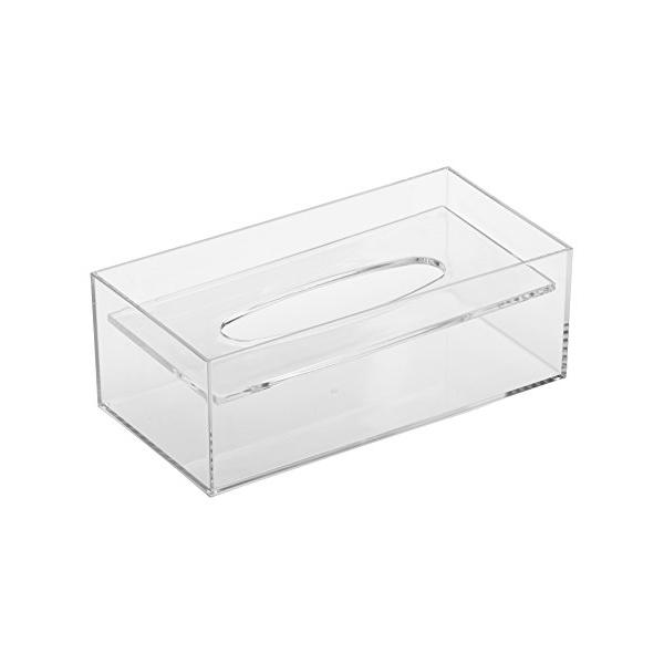 他サイト： 蝶プラ工業 スチロール デスコ ティッシュケース 長方形 透明 125×244×86H(mm)の商品画像