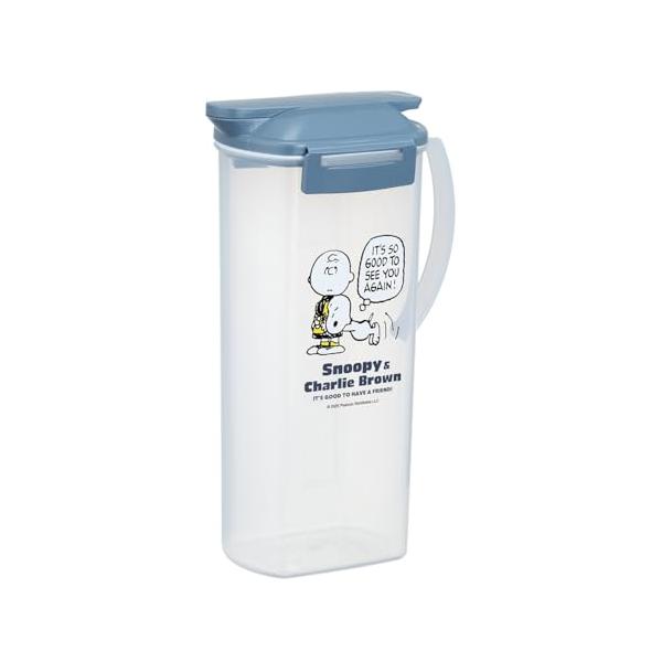 ノベルティブルー/2 L/K-1266 SC・パッケージ個数:1・サイズ:約10.5×16.9×27.7cm、重量：255g材質：本体・フタ・キャップ/ポリプロピレン、パッキン/シリコーン、食洗機の使用：不可、生産国：日本・スヌーピー柄の冷...
