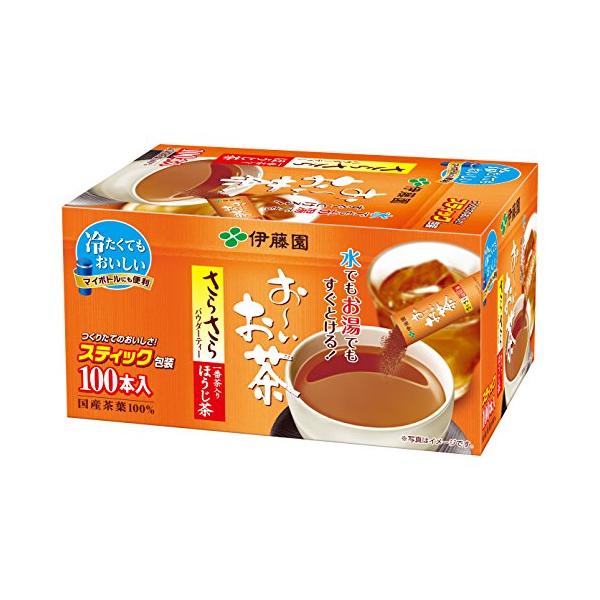 他サイト： 伊藤園 おーいお茶 さらさらほうじ茶スティック 0.8g×100包の商品画像