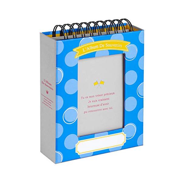 リング式黒台紙ポケット式・ブルー L ワンサイズ A-FTPT-301-B・・Color:ブルー・本体寸法:タテ175×ヨコ138×背巾40mm・本体重量:270g・製本:リング式製本・台紙:ポリプロピレン製L判3層黒エンボス台紙30枚(写...