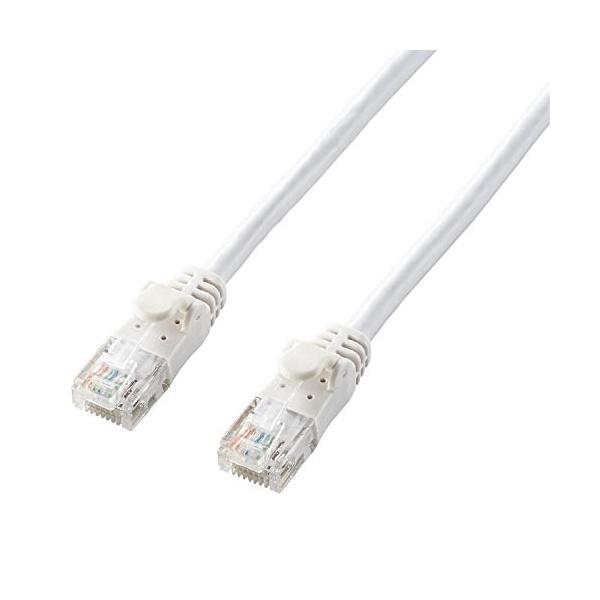 他サイト： エレコム LANケーブル CAT6A 7m 爪折れ防止コネクタ やわらか ホワイト LD-GPAY/WH7の商品画像