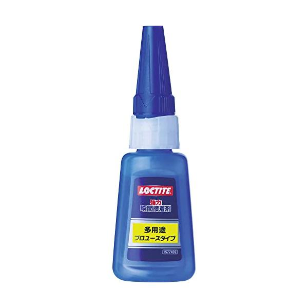 他サイト： LOCTITE(ロックタイト) 強力瞬間接着剤 プロユース 多用途 20g - 模型・アクセサリー・プラモデル・木材製品・陶磁器などの接着にの商品画像