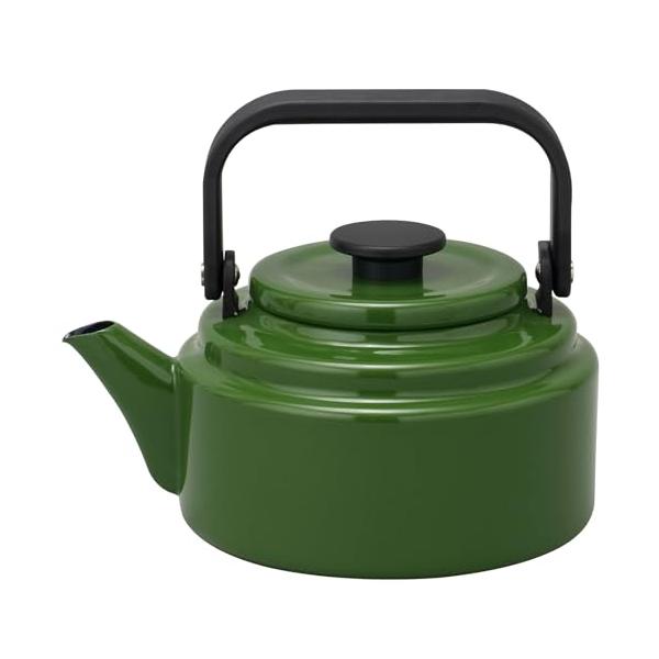 他サイト： 野田琺瑯 電磁調理器対応 アムケトル 2.0Ｌ グリーンAM-20Kの商品画像