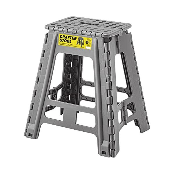 折りたたみグレー/W40.5×D34×H45/LFS-413GY・Color:グレー・パッケージ個数:1・サイズ:幅40.5×奥行34×高さ45cm・ポリプロピレン・静的荷重：80kg・カラー：グレー