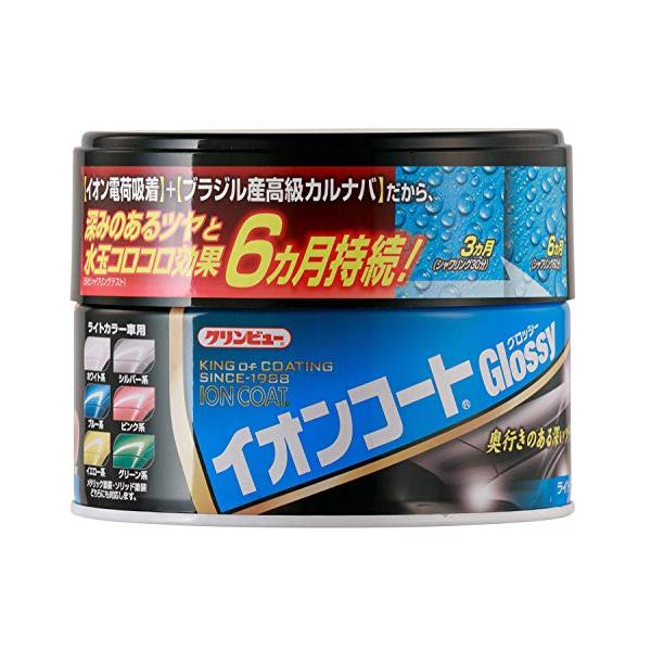 他サイト： イチネンケミカルズ(Ichinen Chemicals) クリンビュー 車用 ボディーWAX イオンコートグロッシー ライトカラー 200g 1の商品画像