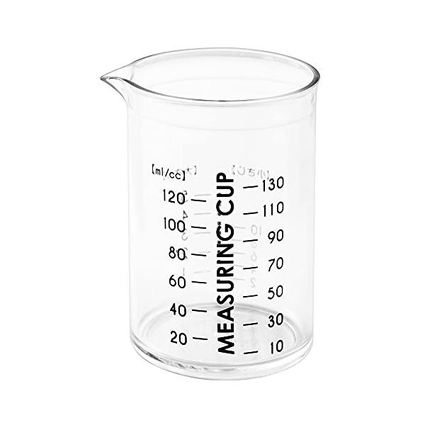 他サイト： アンドエヌイー(&amp;NE) 大さじ小さじが計れる耐熱計量カップ 130ml 日本製 nikii ミニ 計量カップ キッチン用品 小さい 少量 計量の商品画像