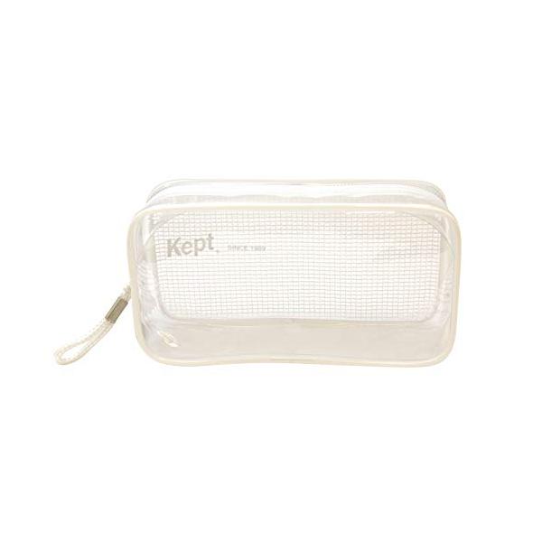 他サイト： レイメイ藤井 ペンケース 筆箱 ケプト Kept クリア ペンポーチ ホワイト KPF902Wの商品画像