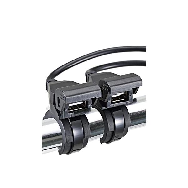 他サイト： デイトナ(Daytona) バイク用 USB電源 防水 合計5V/2.1A バッテリー接続 常時通電 USB-A 2ポート 93040の商品画像