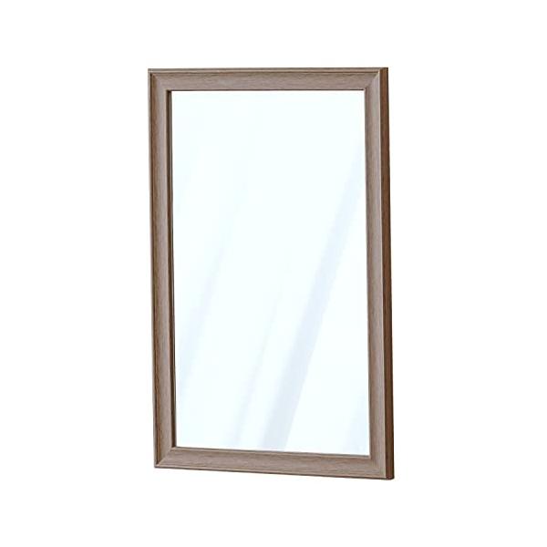 他サイト： ドウシシャ ウォールミラー 縦でも横でも使える壁掛けミラー 45cm×30cm 飛散防止加工 軽量 姿見鏡 北欧 おしゃれ かわいい 木製フレーの商品画像