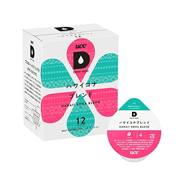 他サイト： UCC ドリップポッド 専用カプセル ハワイコナブレンド 12杯分 90g ポッド・カプセルの商品画像