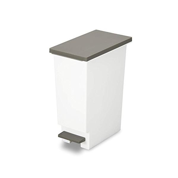 他サイト： 新輝合成 トンボ ネオカラー ゴミ箱 スリム 軽いペダルでサッと開く 30リットル ブラウン 幅23.5×奥行41.5×高さ49.5cm 蓋付きの商品画像