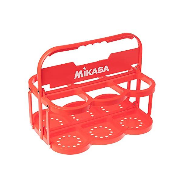 他サイト： ミカサ(MIKASA) 折りたたみ式ボトルキャリアー(6本入) 赤 BC6-R 340×265×240mmの商品画像