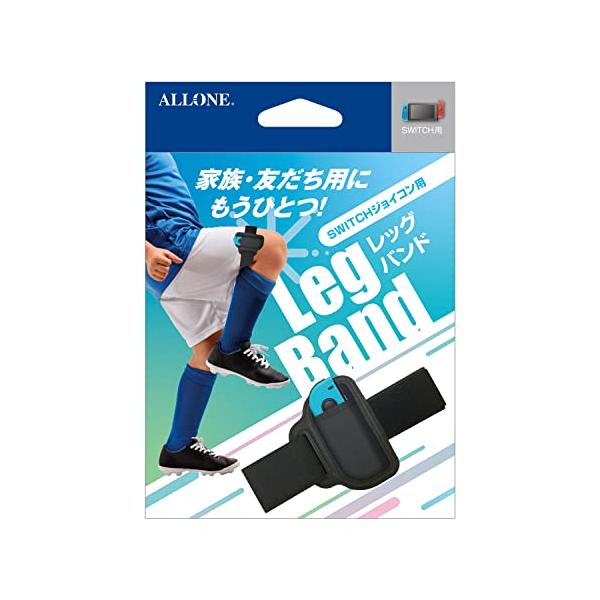 他サイト： アローン(Allone) Switch ジョイコン用 レッグバンド ブラック バンド長さ47×cm ゲーム 安定したフィット感 太もも回り約36の商品画像