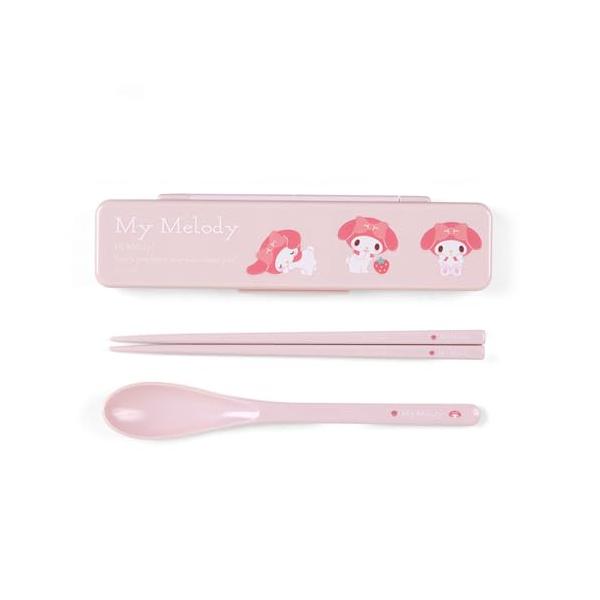 他サイト： サンリオ(SANRIO) サンリオ 箸&amp;スプーンセット マイメロディ マイメロちゃん my melody 1.8×18.8×4.7cm 新生活の商品画像