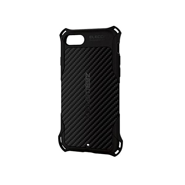 他サイト： エレコム iPhone SE3 第3世代 用 ケース 耐衝撃 衝撃吸収 米軍MIL規格取得 ZEROSHOCK ソフト 【iPhone SE2の商品画像