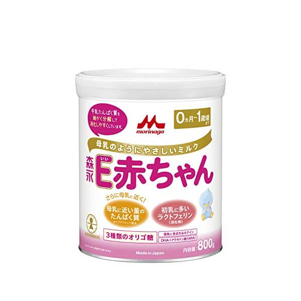森永E赤ちゃん 大缶 800g [0ヶ月~1歳 新生児 粉ミルク