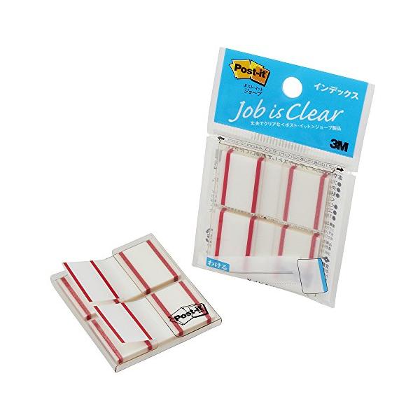 他サイト： ポストイット 付箋 フィルム インデックス レッド 44×23mm 50枚×2冊 682-1-RE インデックスシールの商品画像