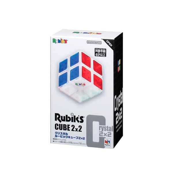他サイト： メガハウス(megahouse) クリスタルルービックキューブ2×2 立体パズル 6才以上の商品画像