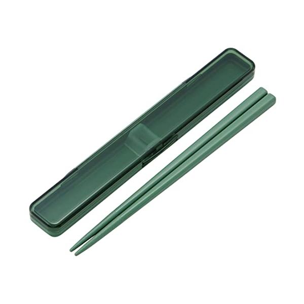 他サイト： スケーター(Skater) 箸 箸箱 セット セージグリーン 18cm 抗菌 大人用 日本製 ABC3AG-Aの商品画像