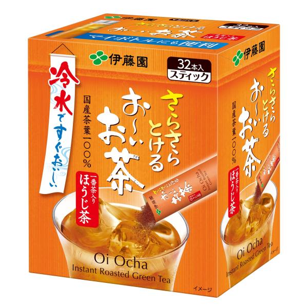 他サイト： 伊藤園 おーいお茶 ほうじ茶 粉末 0.8g×32本 スティックタイプの商品画像