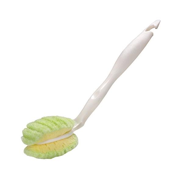 他サイト： サンコー 排水溝 掃除 ブラシ 排水口洗い 水だけでも汚れが落とせる特殊繊維 びっくりフレッシュ グリーン 日本製 BL-97の商品画像