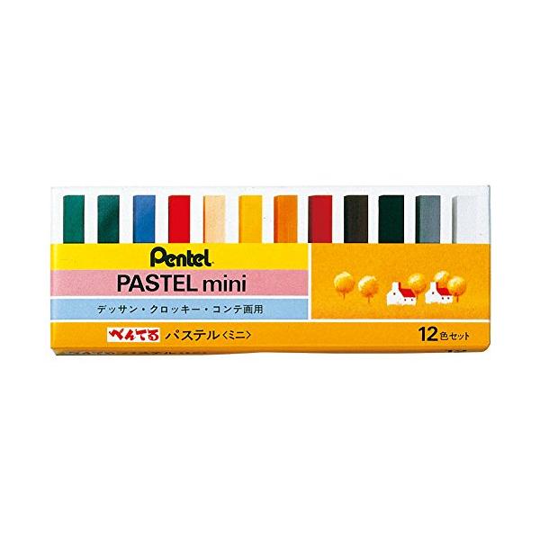 他サイト： ぺんてる パステル GA1-12S 12色 ミニの商品画像