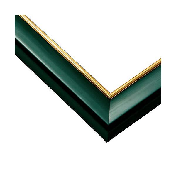 木製(金モール仕様)シャイングリーン/50×75cm(パネルNo.10)/46-714・Color:シャイングリーンSize:50×75cm(パネルNo.10)Style:木製(金モール仕様)・パッケージ個数:1・パズル完成サイズ：50×7...