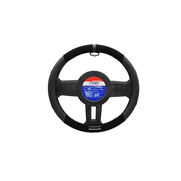 他サイト： SPARCO-CORSA スパルココルサ ステアリングカバー Sサイズ ブラック SPS103BKJ_Sの商品画像