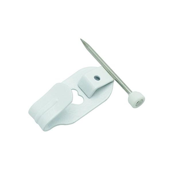 他サイト： 福井金属工芸 額縁を壁に掛ける際に使える 鉄 並 Xフック 小 ホワイト 5個入 4053-W-5の商品画像