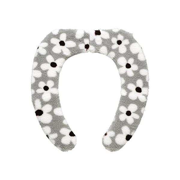 他サイト： レック(LEC) ぴたQ 吸着 べんざシート ふわふわ ボア (デイジー ・ グレー) 洗濯OK BB-497の商品画像